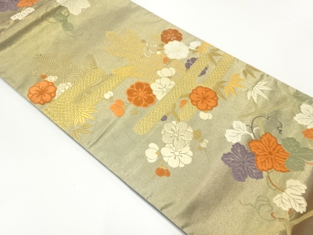 Japanese Kimono / Fukuro Obi Silk
